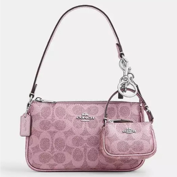 Coach Handbags - Coach Boxed Nolita 19 And Nolita Bag Charm Set CCK96 Pink/Rose Holiday